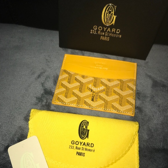 goyard card holder box